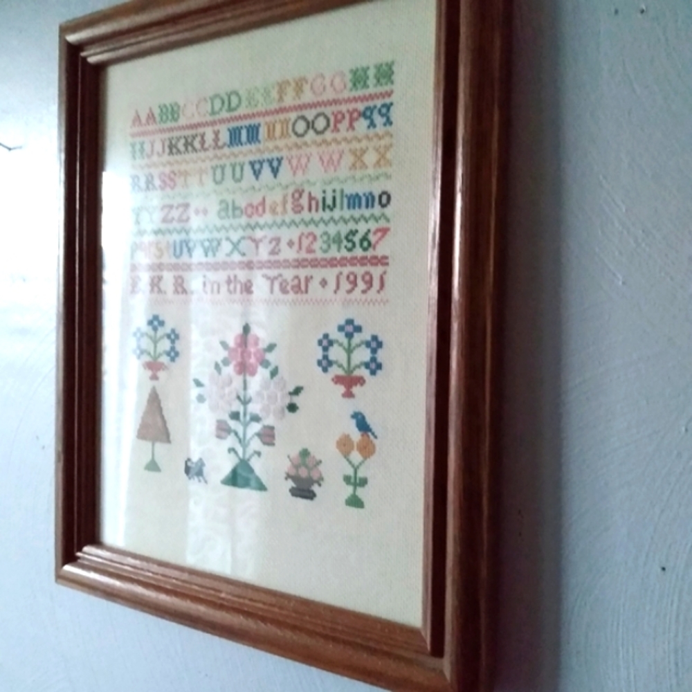ABC sampler Needlepoint - Picture 9 of 13